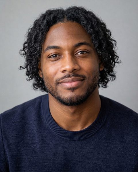 Medium-length flow — AI makeover example on a sample photo