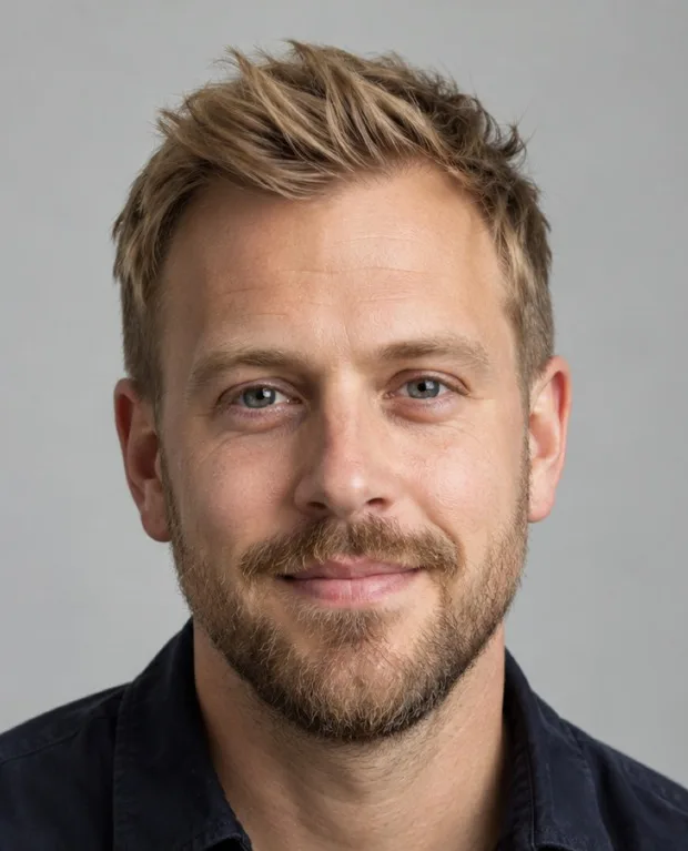 Your photo with facial measurement lines